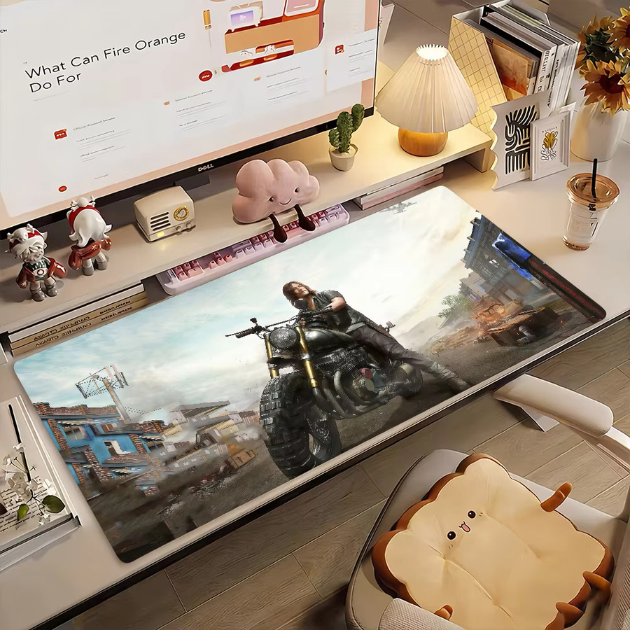 Norman Reedus Walking Dead Mauspad Multicolor rutschfeste Schreibtischunterlage aus Gummi für PC und Laptop - Bild 2