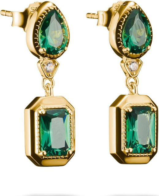 Thomas Sabo Ohrstecker Oktagon Elyndra, vergoldet, 925 Silber, Damen - Bild 1