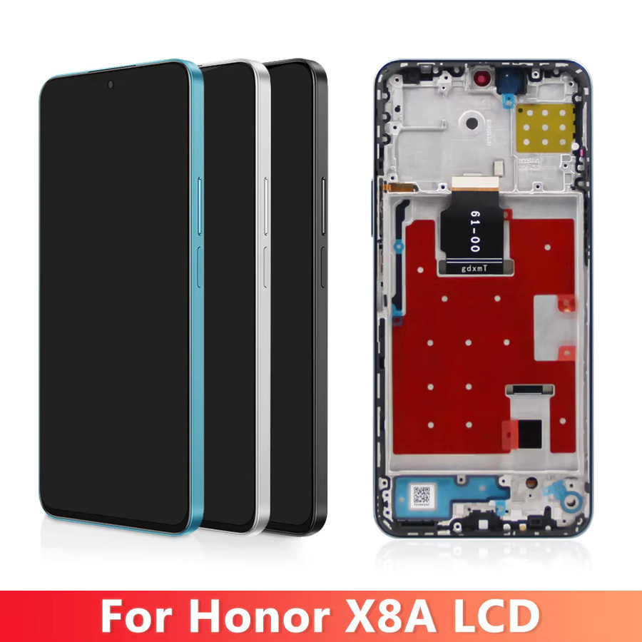 Honor X8a Ersatzdisplay mit 6,7 Zoll LCD-Touchscreen Digitizer Baugruppe inklusive Rahmen in Schwarz - Bild 3