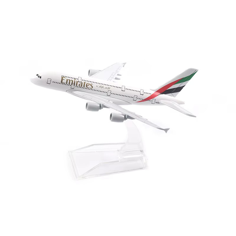 JASON TUTU Vereinigte Arabische Emirate Airline Airbus A380, Modellflugzeug, 1:400, Metall - Bild 3