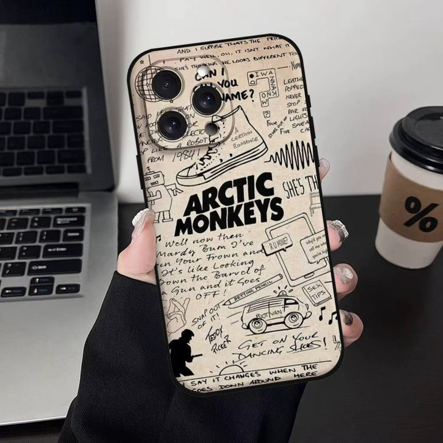 Arctic M-Monkeys Handyhülle aus weichem TPU für iPhone 17 16 15 14 13 12 11 Pro Max Plus Mini - Bild 6