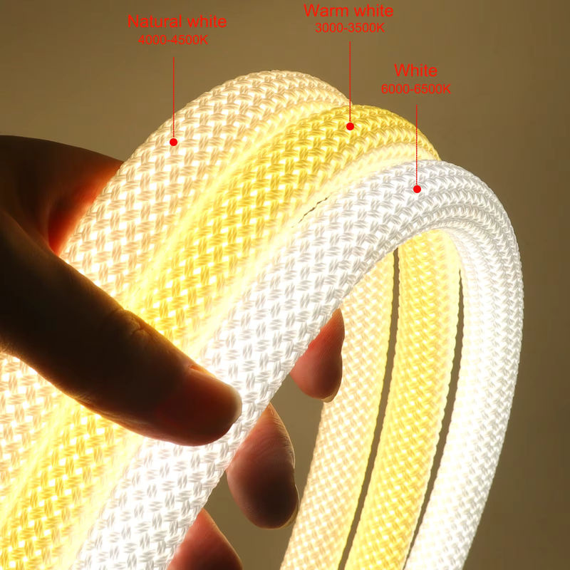 GAHADA LED Neon Flex Silikonband, Natural White, Dimmbar, 360 Grad Rund, 240 LEDs, Wasserdicht - Bild 2