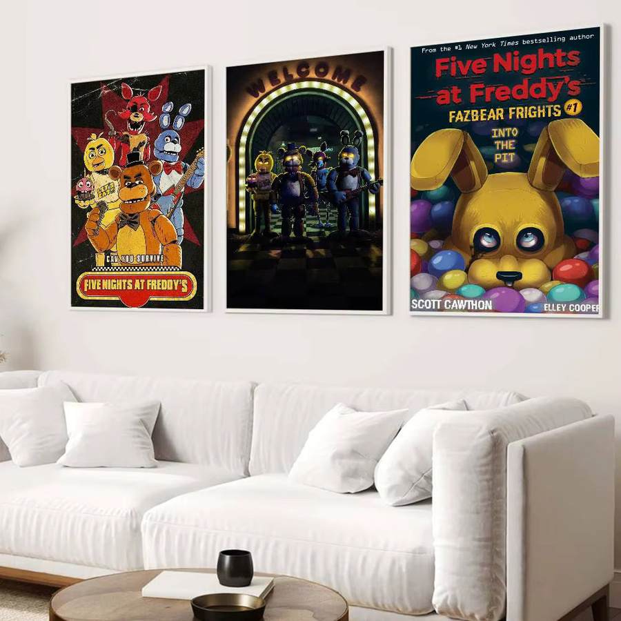 Five Nights at Freddy's DIY Sticky Poster Wandaufkleber Mehrfarbig - Bild 2