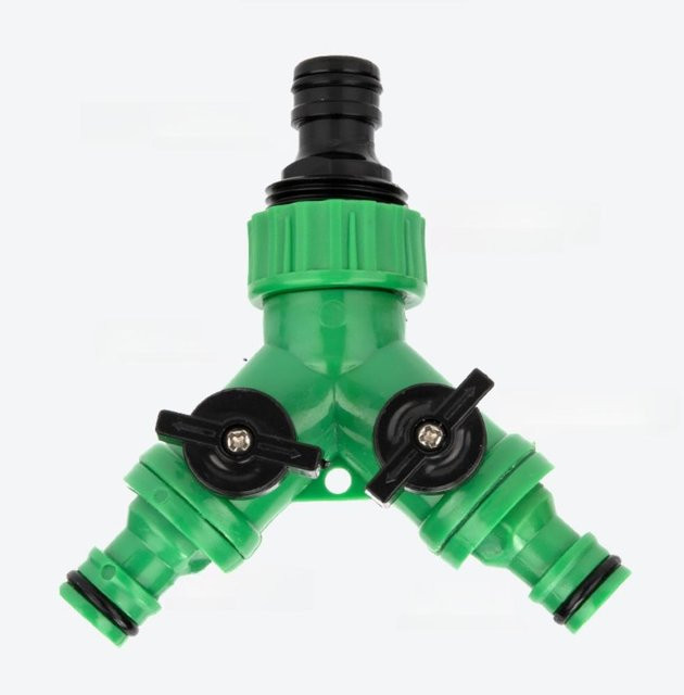 Star Garden 3-Wege-Schlauchverteiler aus Kunststoff mit Tap Connector und Innendichtringen - Bild 1