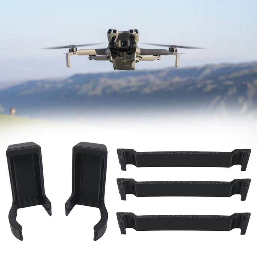Erweitertes Fahrwerk für DJI Mini 5 Pro in Schwarz mit integrierter Stativhalterung - Bild 4