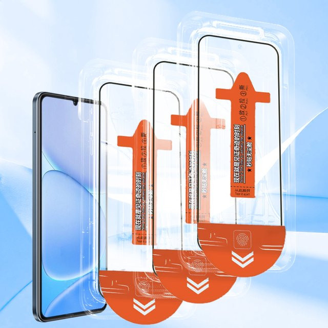 3er-Set Displayschutzfolie aus gehärtetem Glas für Realme Narzo 80 Lite, 16, 15, 15T, Note 80, 50, 60, 60X, transparent - Bild 1
