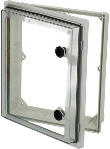 Fibox Sichtfenster Deckel PW 292409 T 4901884 Transparent mit Doppelbart aus Polycarbonat, UV-beständig, B: 24,4 cm, H: 8,8 cm, T: 29,1 cm - Bild 1