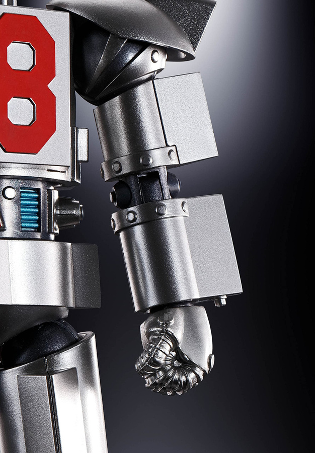 Tamashii Nations Bandai Spirits Chogokin Daitetsujin 17 One Eight GX-101X Figur in Silber - Bild 3