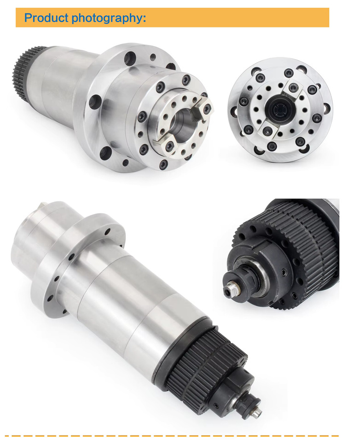 RATTMMOTOR BT30 CNC-ATC-Spindel in Silber mit fünf Lagern, 6000 U/min und großem Drehmoment für automatischen Werkzeugwechsel - Bild 2