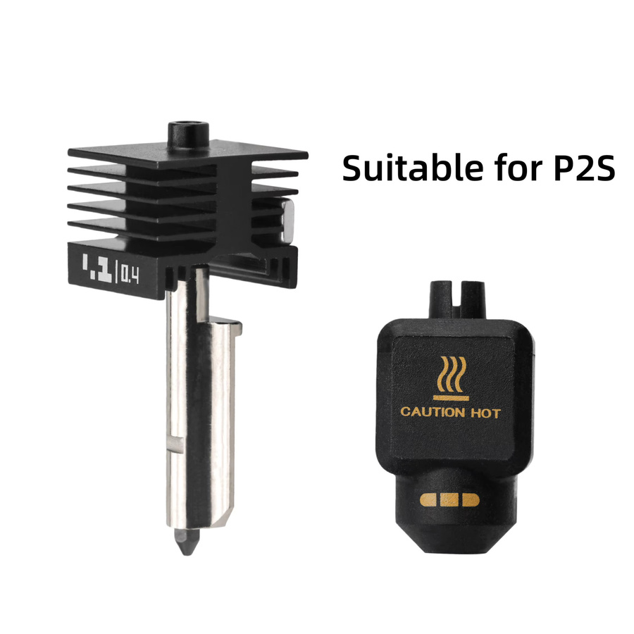 Bambu Lab P2S Silikon-Abdeckung für den Hotend-Heizblock, temperaturbeständige Silikonsocke in Schwarz für 3D-Drucker-Zubehör - Bild 4