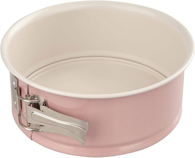 Dr. Oetker Springform aus Keramik in Pink mit hohem Rand, Durchmesser: 18 cm - Bild 1