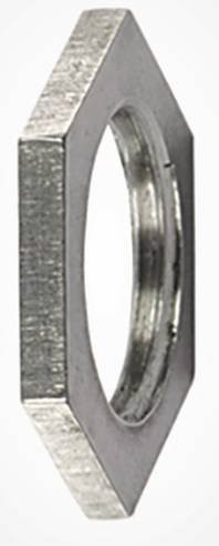 HellermannTyton Gegenmutter ALS-M63-GS-ML in Silber - Bild 1