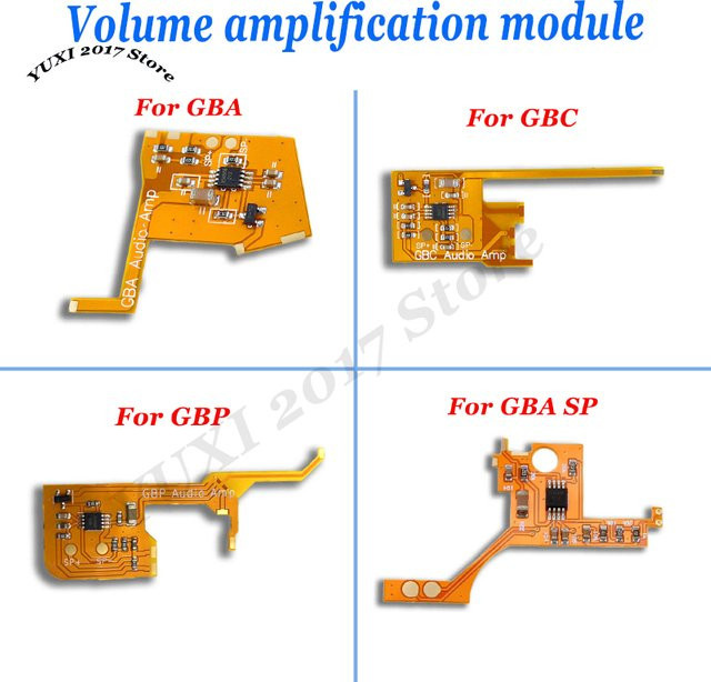 Yu Xi Low Energy Sound Amplification Modul Lautstärkeregler für GBA, GBC, GBP und GBA SP - Bild 1