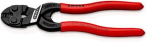 Knipex CoBolt S Kompakt-Bolzenschneider mit Schneidaussparung, schwarz atramentiert mit Kunststoffüberzug, 160 mm - Bild 1
