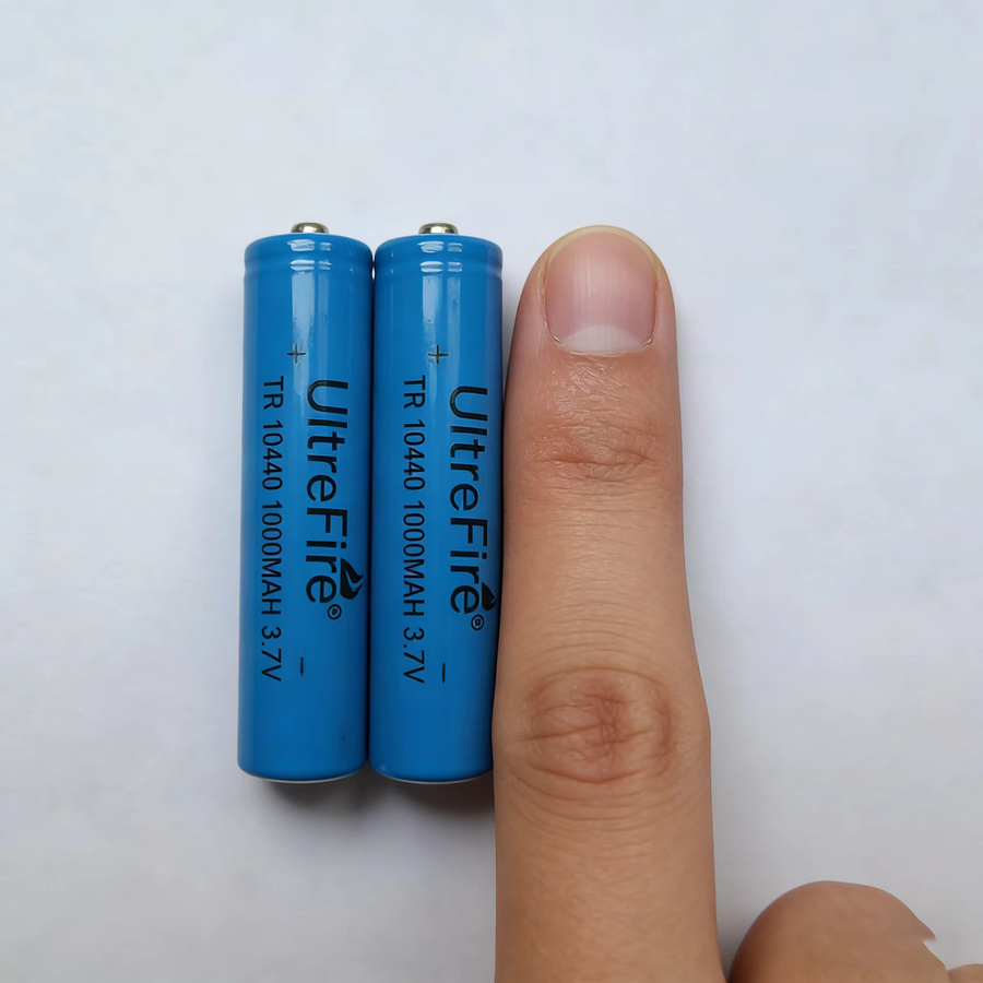Wiederaufladbare nunuoey 10440 Lithium-Batterie in AAA-Größe, 3,7V, 1000mAh, Blau - Bild 3