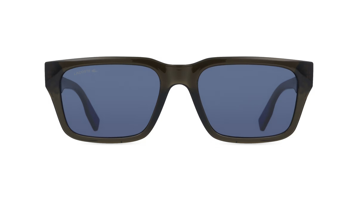 Lacoste L6004S Sonnenbrille, Vollrand, quadratisch, Kunststoff, Unisex, grün - Bild 1