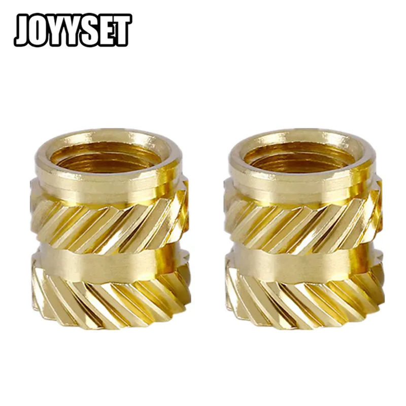30 Stück JOYYSET M3 Gewinde Heat Set Messingmuttern, hitzebeständige Einbettungsmutter für 3D-Drucker, Farbe: Gold, Maße: M3 x 5 x 4 mm - Bild 4