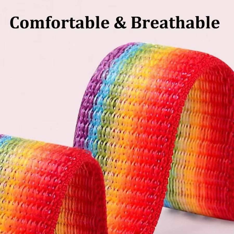 Huawei Uhrenarmband Nylon, Multicolor, Unisex, für Huawei Band 8 9 10 - Bild 3
