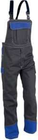 Kübler PSA Safety X6 Latzhose 3780 anthrazit/kornblumenblau mit Reflexstreifen Größe 90 - Bild 1