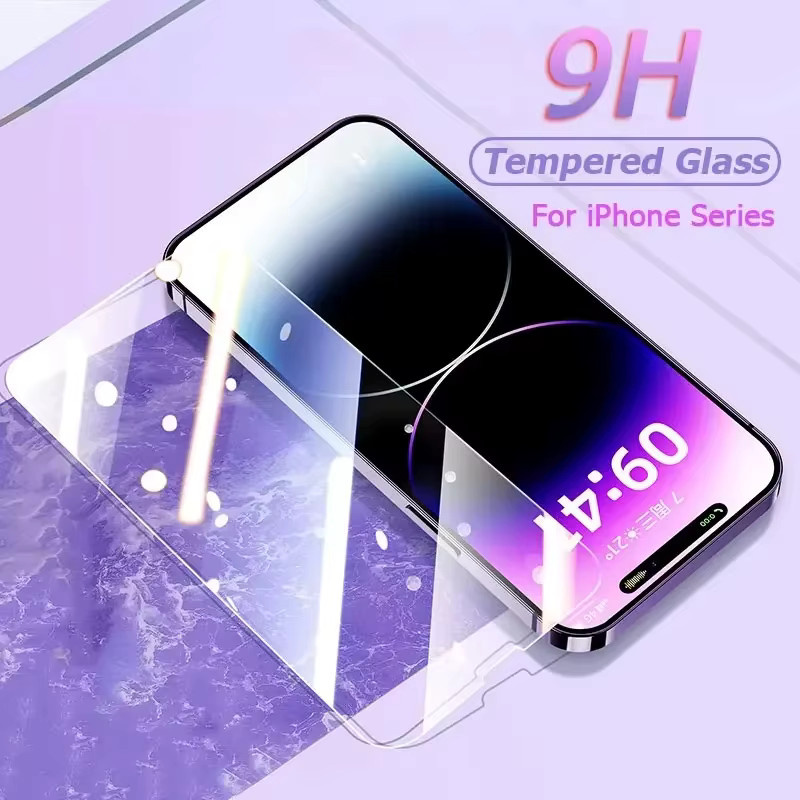 HD-Definition Panzerglas Displayschutzfolie für Apple iPhone 11 bis iPhone 18 Pro Max in Transparent - Bild 2