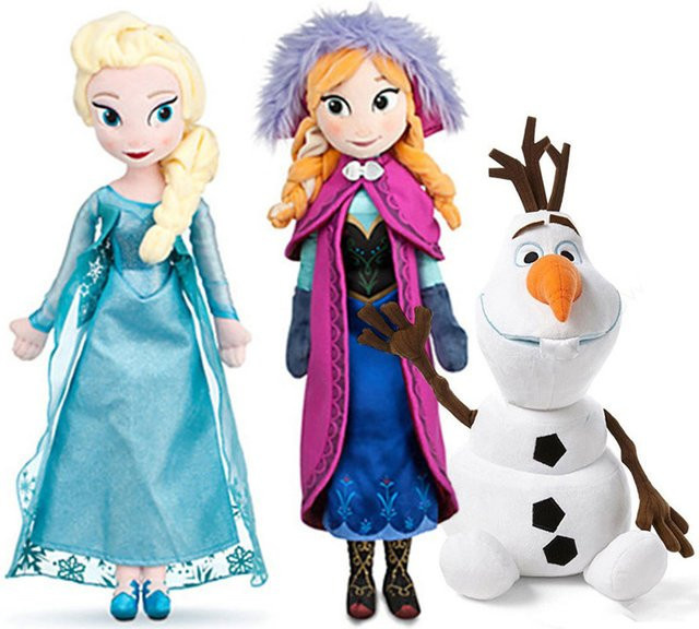 Disney Die Eiskönigin Anna Elsa Plüsch Puppe, Prinzessin - Bild 1