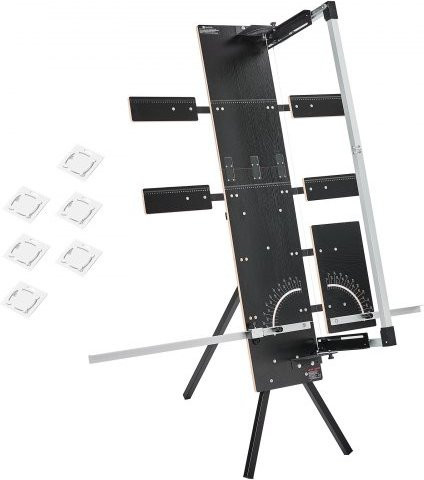 VEVOR Styroporschneider 200 W Heißdrahtschneider in Schwarz mit 6 Nickel-Chrom-Heizdrähten und 1150 mm maximaler Schnittlänge für Schaumstoff, Schwamm und KT-Platten - Bild 1