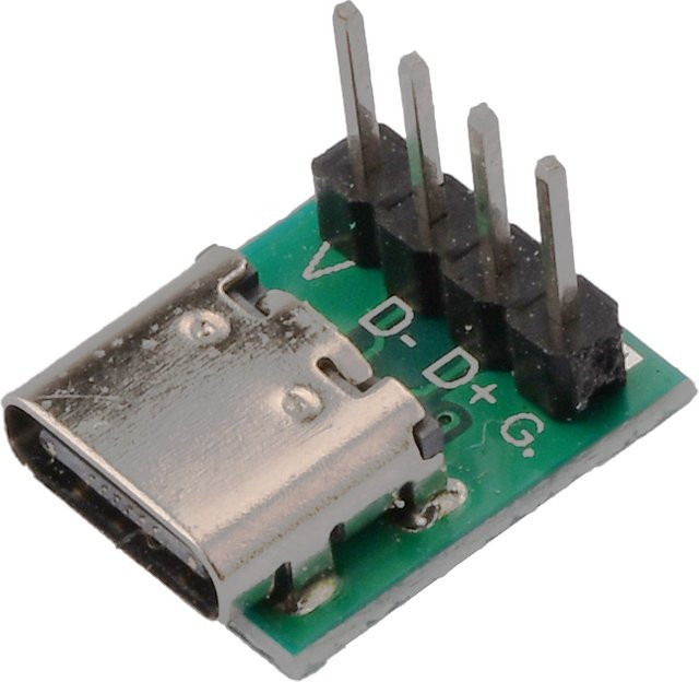 Aideepen USB-C 3.1 Typ C Stecker 16 Pin Test PCB Board Adapter Buchse für Datenübertragung, Grün - Bild 1