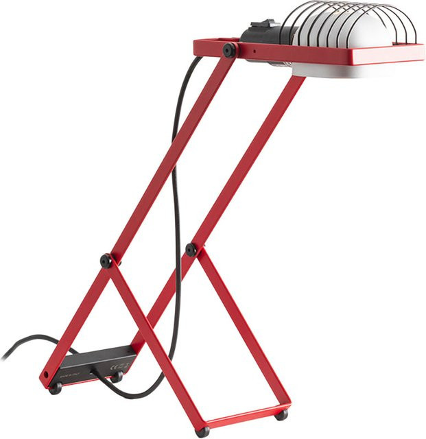 Artemide Sintesi Tischleuchte in Rot mit höhenverstellbarem LED-Design für Schreibtisch und Wohnbereich - Bild 1