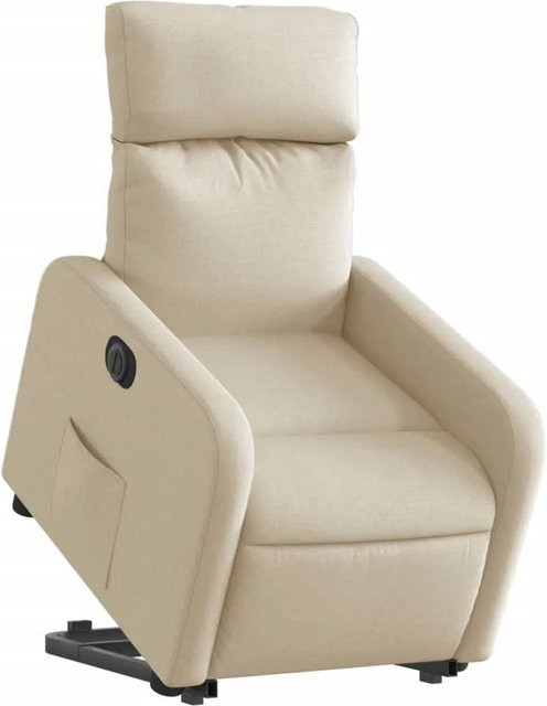 vidaXL Elektrischer Relaxsessel mit Aufstehhilfe in Beige aus Stoff - Bild 1