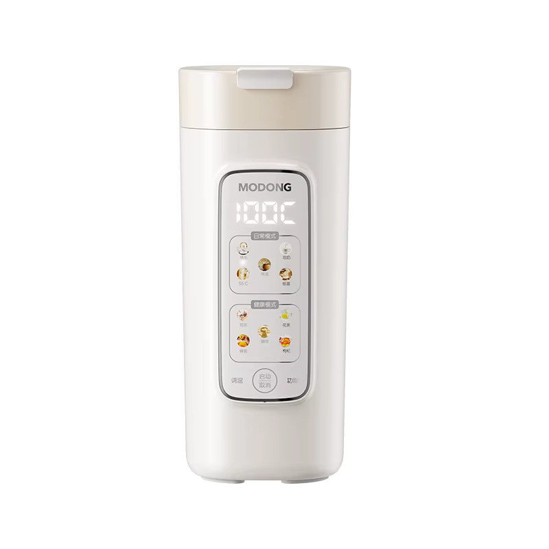 Mini Elektrischer Wasserkocher und Tragbare Heiztasse für Auto und Reisen, 650 ml, Beige oder Weiß - Bild 4