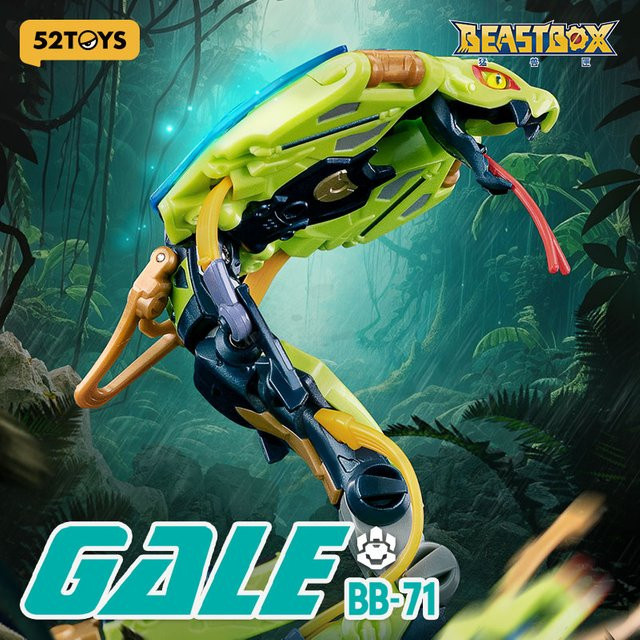 52TOYS Beastbox BB-71 GALE, Verwandlungs-Schlangen-Spielzeug, Actionfigur - Bild 1