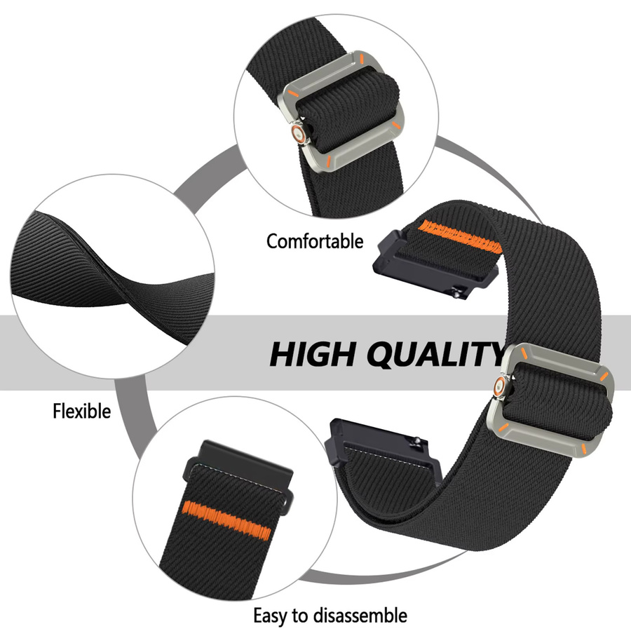DAINU Elastisches Nylonarmband für Suunto Ambit 3, Ambit 3 Sport und Ambit 3 Run in Blau - Bild 2
