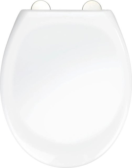 Wenko Premium WC-Sitz mit Absenkautomatik in Weiß, B/T: 45,0 x 37,5 cm - Bild 1