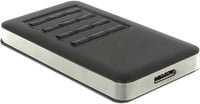 Delock Externes M.2 Key B SSD Gehäuse mit USB 3.0 Typ Micro-B Anschluss in Schwarz und Grau - Bild 1