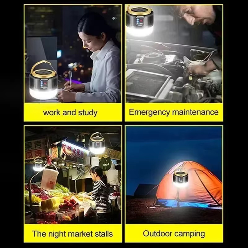 Heinast Tragbare Solar LED Camping Lampe als Outdoor Notfall Licht und High Power Laterne für Zelt und BBQ - Bild 5