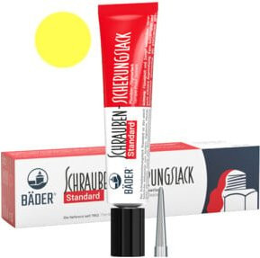 Bäder Schraubensicherungslack Standard Gelb 20 ml Tube - Bild 1