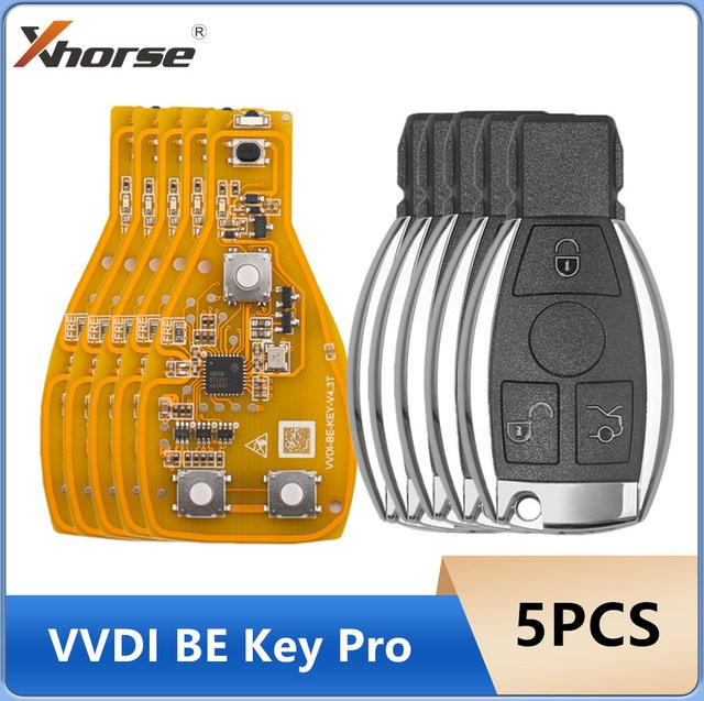 Xhorse VVDI BE Key Pro Gelbe Version Smart Key Gehäuse mit 3 Tasten für Mercedes Benz - Bild 1