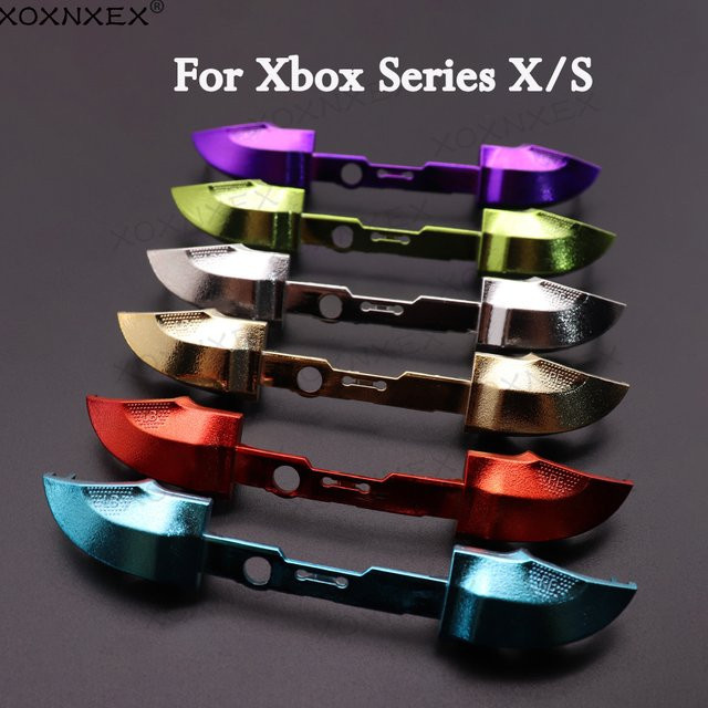 XOXNXEX LB RB Bumper Trigger Tasten Ersatz in Chrom für Xbox Series S X Controller - Bild 1