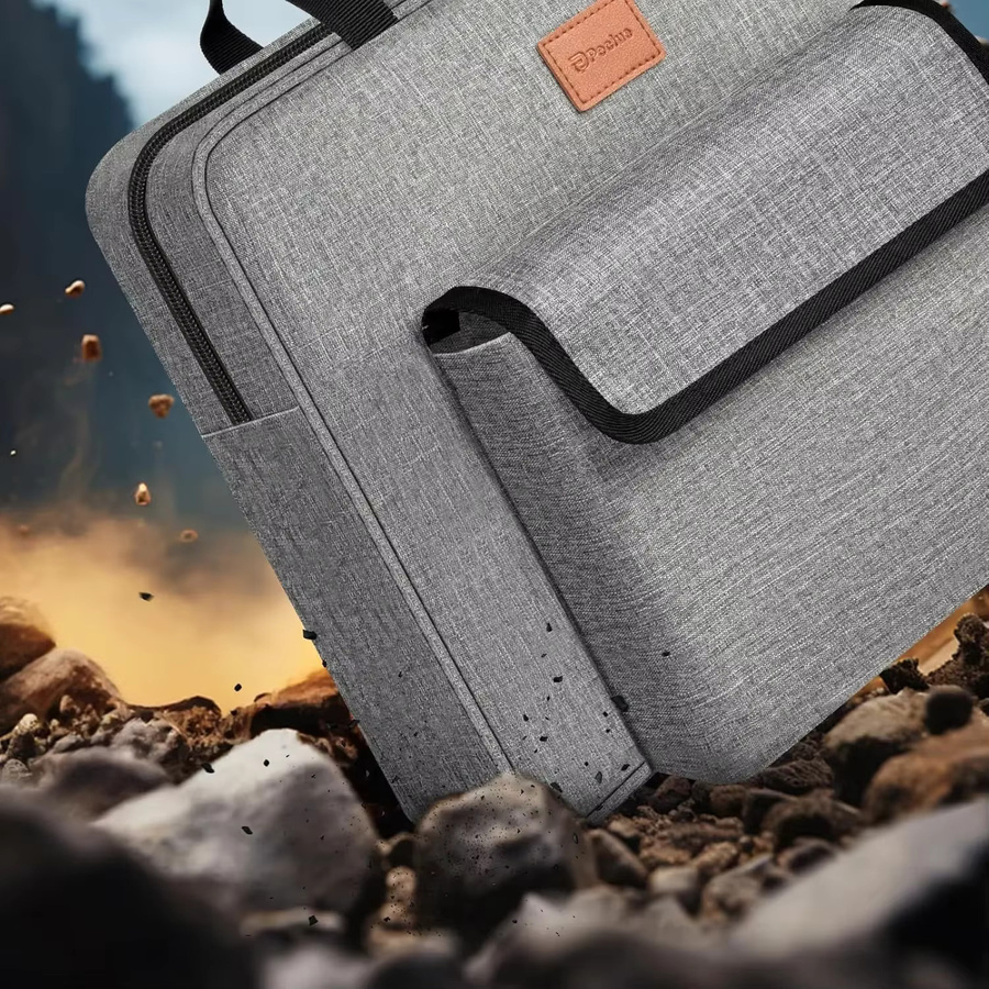 Starlink Mini Gehäuse mit Halterung und tragbarer Tasche für Netzteil und DC-Stromkabel in Schwarz und Grau - Bild 6
