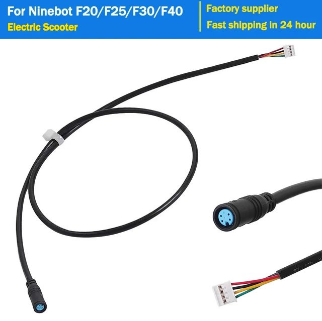 Ninebot Kommunikationsstromleitung für Armaturenbrett-Anzeigefeld der Elektroroller F20 F25 F30 F40 in Schwarz - Bild 1