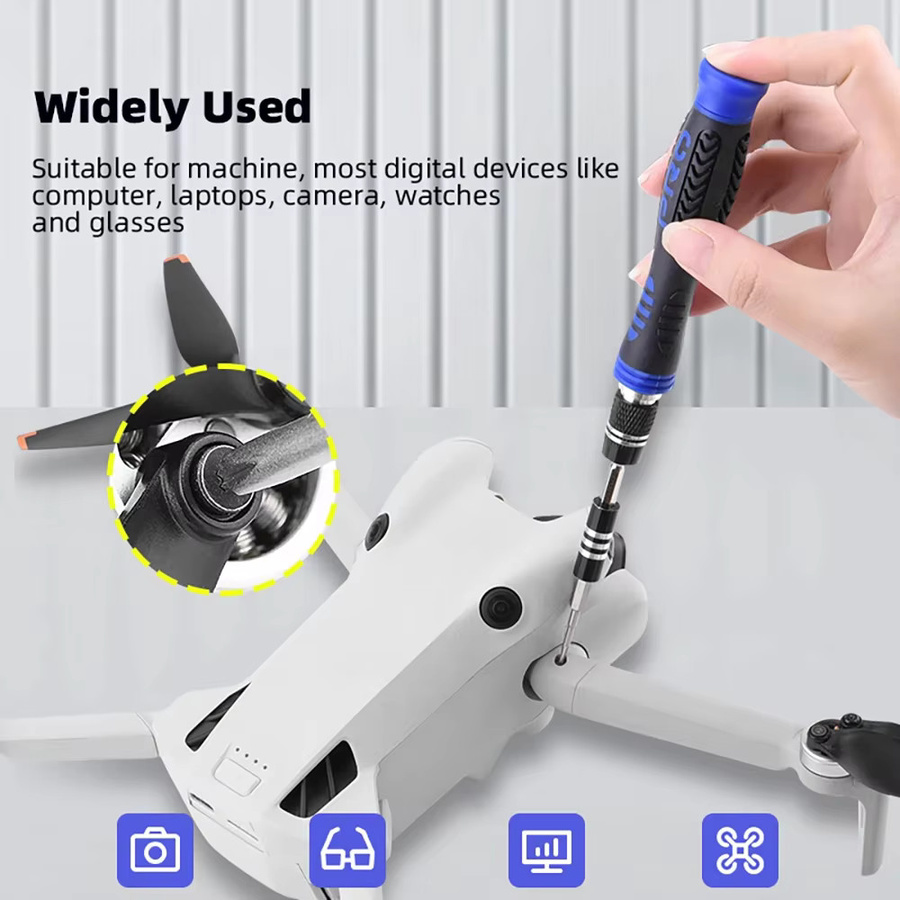 DJI Magnetisches 36-in-1 Präzisions-Schraubendreher-Set in Blau für die Reparatur von Avata 2, Mini 4 Pro, Mavic 3, Phantom und Air 3 Drohnen - Bild 2