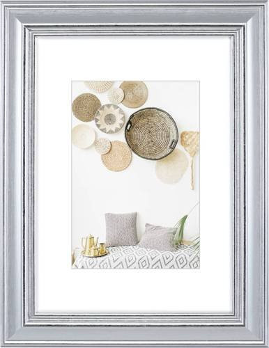 Hama Bilder Wechselrahmen 175812 in Silber mit Retro-Look, Breite: 20 cm, Höhe: 28 cm - Bild 1