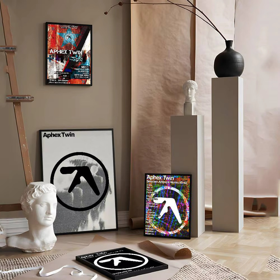 DJ A-Aphex T-Twin DIY Wandaufkleber von Potdemiel zur Wanddekoration für Wohnzimmer und Bar - Bild 2