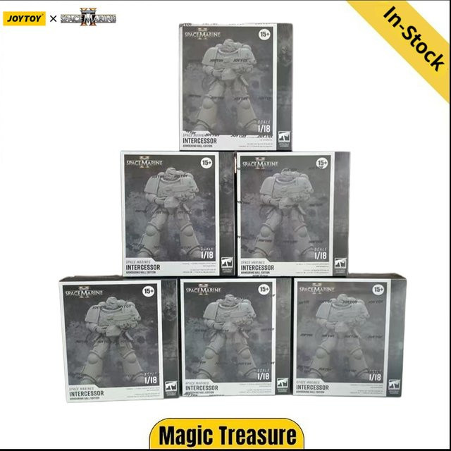 JOYTOY Warhammer 40K Space Marines Intercessor Armoring Hall Edition Actionfigur, ab 14 Jahren - Bild 1