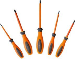 Klein Tools 6-teiliges VDE isoliertes Schraubendreher-Set in Orange - Bild 1