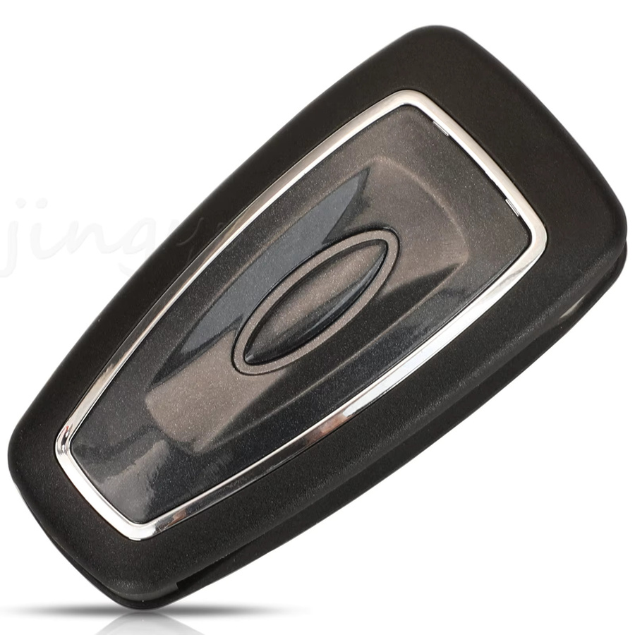 Jingyuqin Ersatz-Autoschlüsselfernbedienung für Ford Transit Custom, Farbe: Schwarz, GK2T-15K601-AB BK2T-15K601-AC, 434 433MHz, ID49 4D83 Chip - Bild 4