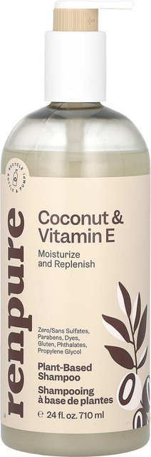 Renpure Shampoo Kokosnuss und Vitamin E, 710 ml, coloriertes Haar - Bild 1