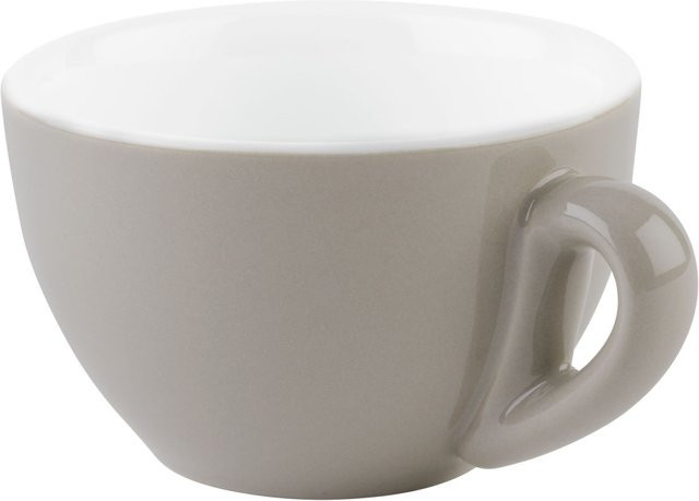 APS Kaffeetasse SNUG aus Porzellan, grau, 6er Pack, 200 ml, B/T/H: 9,5 x 9,5 x 6 cm - Bild 1