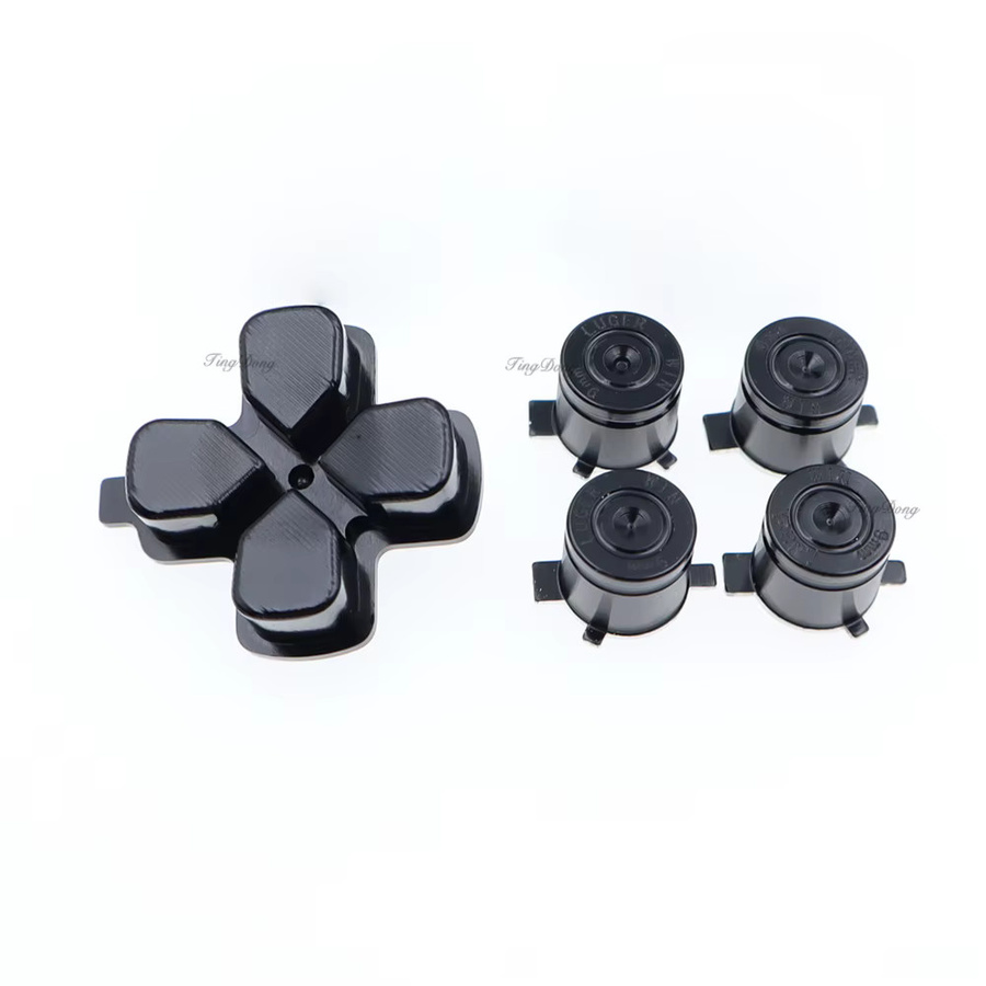 TingDong Set für PS5-Controller mit Metall-Aluminium-Bullet-Action-Buttons und D-Pad-Tasten - Bild 2