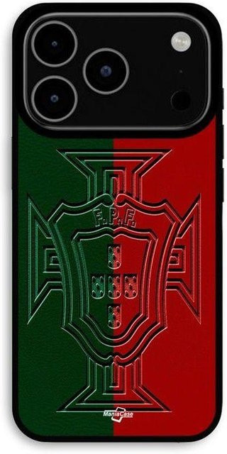 Maniacase iPhone 17 Pro Max Hülle mit Portugal Logo in Grün, Rot und Schwarz - Bild 1